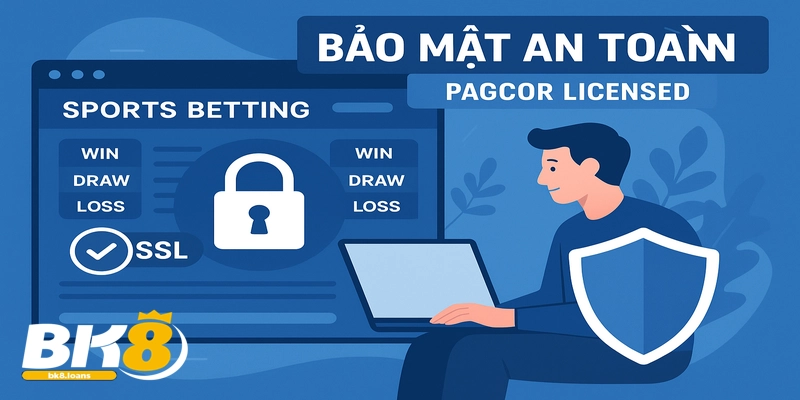 Bảo mật tuyệt đối với công nghệ SSL tại Thể Thao BK8.Hiển thị ở thanh bên