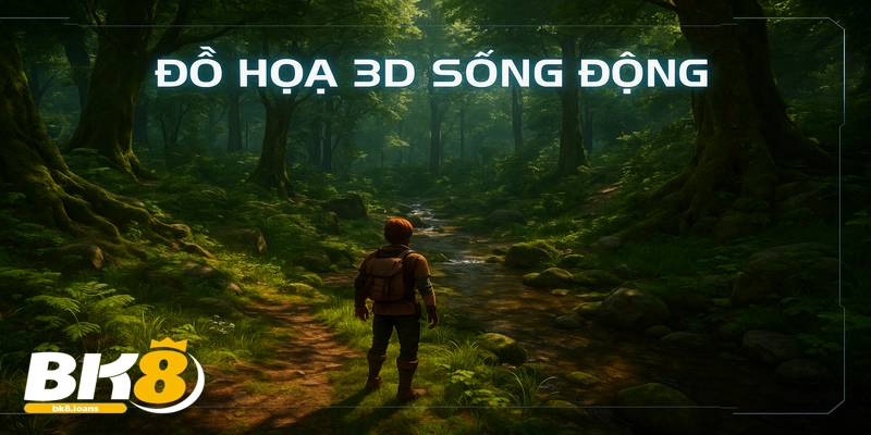 Đồ họa 3D sống động mang đến trải nghiệm chân thực chưa từng có.